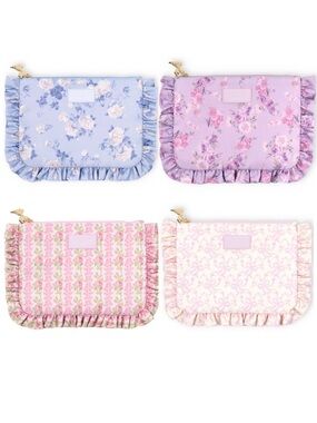 LoveShackFancy x Target Yoobi Ruffle Pencil Pouches Set of 4